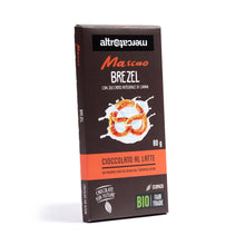 Carica l'immagine nel visualizzatore di Gallery, Cioccolato Mascao al latte con Brezel - bio - 80g