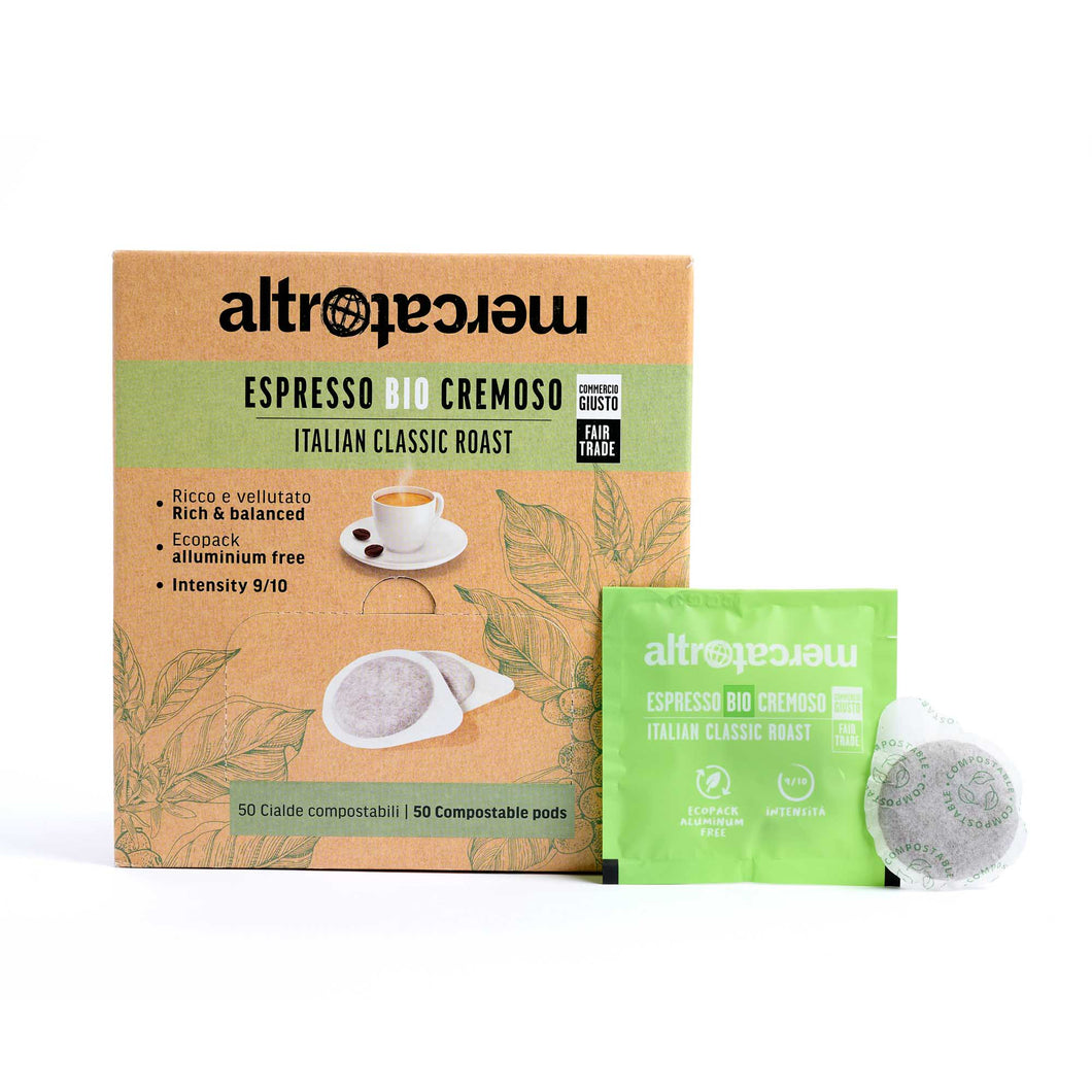 Caffè Espresso Cremoso - Bio - 50 cialde