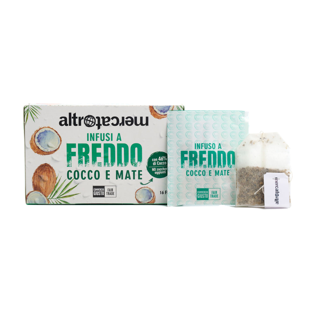 Infuso a freddo con Cocco e Mate 16 filtri - 40 g