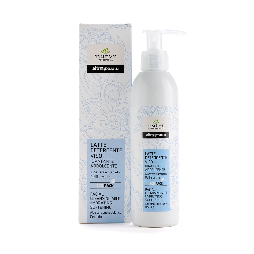 Latte detergente - idratante, addolcente - pelli secche - Aloe vera e ceramidi - 200 ml