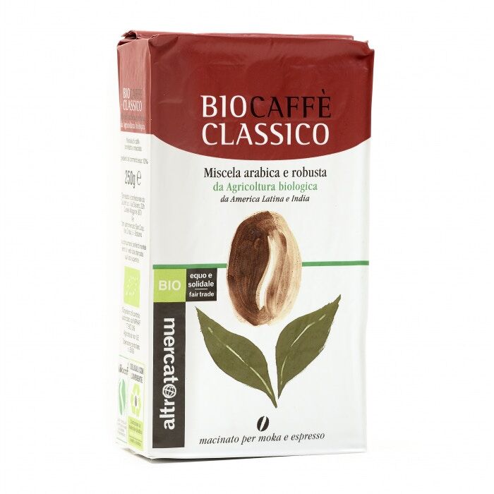 Caffè miscela Biocaffè classico - macinato moka - bio - 250g