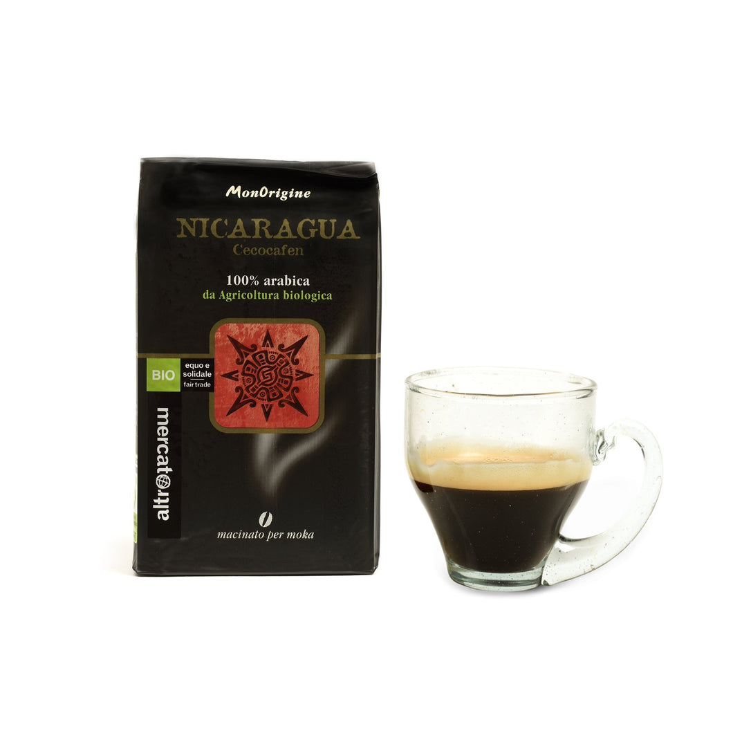 Caffè 100% arabica macinato monorigine Nicaragua - Bio | 250 g