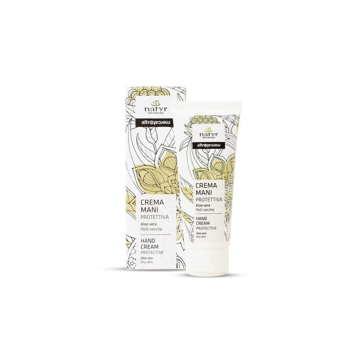 Crema mani protettiva per pelli secche - Aloe vera | 75 ml