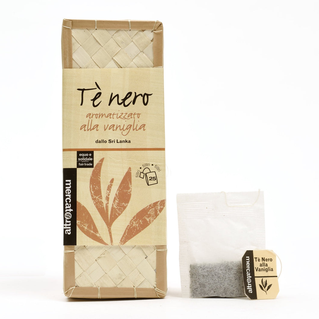 Tè nero alla vaniglia cestino in filtri Sri Lanka | 25 filtri - 50 g